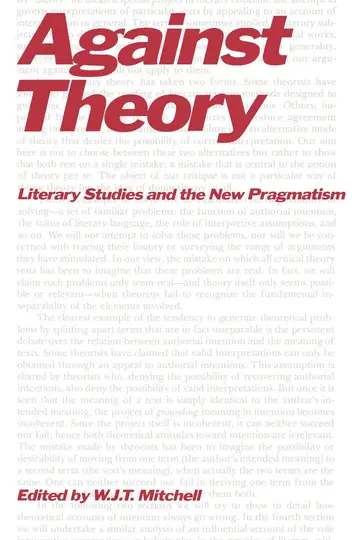 Cover of Against Theory
