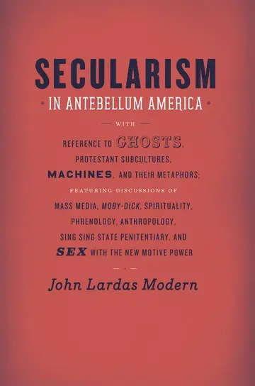 Cover of Secularism in Antebellum America