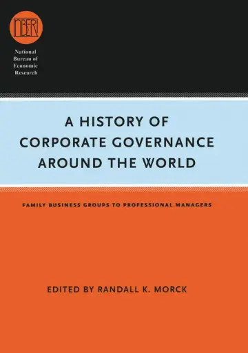 Cover of A History of Corporate Governance Around the World