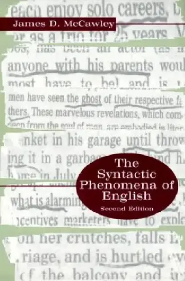 Cover of The Syntactic Phenomena of English