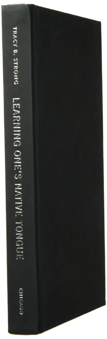 Cover of Learning One`s Native Tongue – Citizenship, Contestation, and Conflict in America