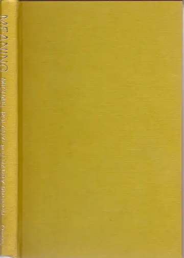 Cover of Meaning