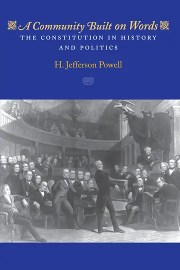 Cover of A Community Built on Words