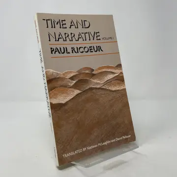 Cover of Time and Narrative