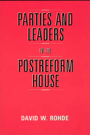 Cover of Parties & Leaders in the Postreform House