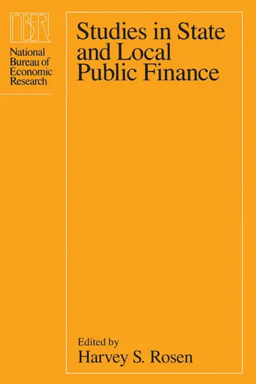 Cover of Studies in State & Local Public Finance