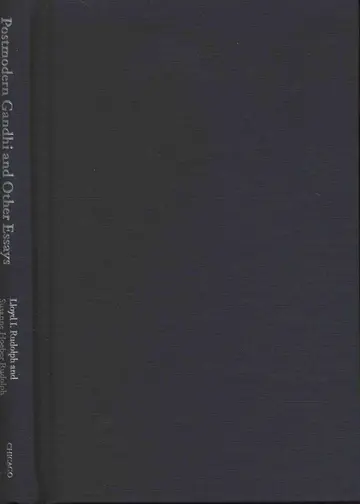 Cover of Postmodern Gandhi and Other Essays – Gandhi in the World and at Home