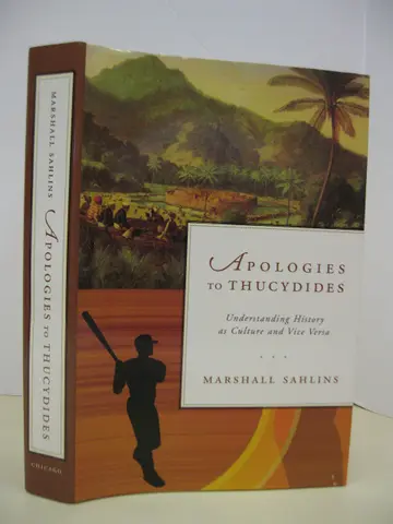 Cover of Apologies to Thucydides – Understanding History as Culture and Vice Versa