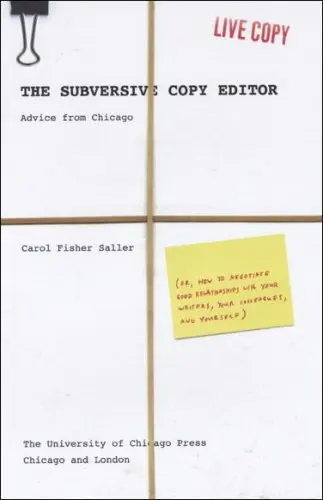 Cover of The Subversive Copy Editor