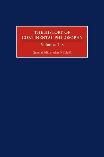 Cover of The History of Continental Philosophy