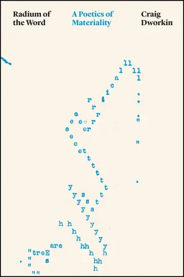 Cover of Radium of the Word – A Poetics of Materiality