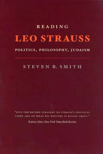 Cover of Reading Leo Strauss – Politics, Philosophy, Judaism