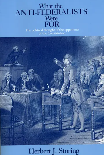 Cover of What the Anti-Federalists Were for