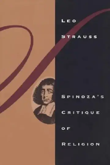 Cover of Spinoza's Critique of Religion