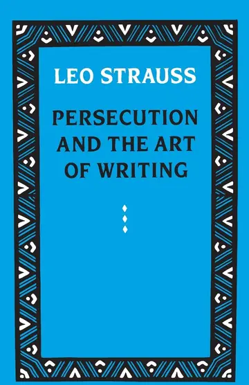 Cover of Persecution and the Art of Writing