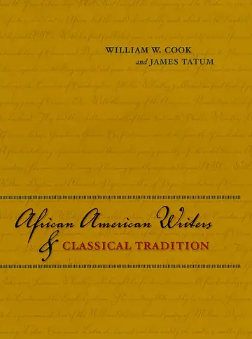 Cover of African American Writers and Classical Tradition