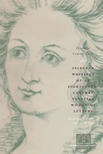 Cover of Selected Writings of an Eighteenth-Century Venetian Woman of Letters