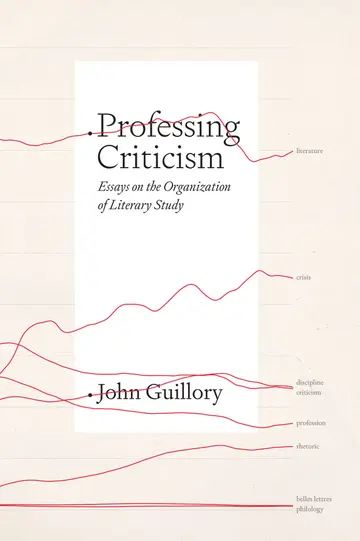 Cover of Professing Criticism