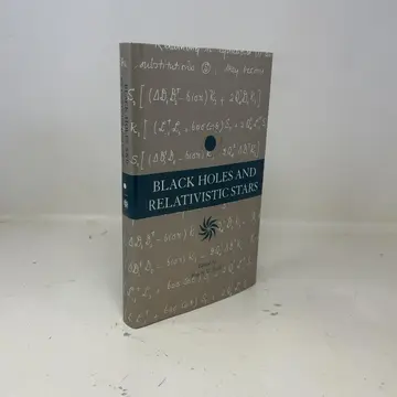 Cover of Black Holes and Relativistic Stars