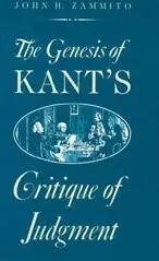 Cover of The Genesis of Kant′s Critique of Judgment