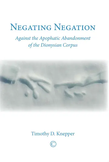 Cover of Negating Negation