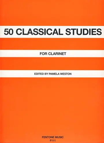 Cover of 50 Classical Studies for Clarinet
