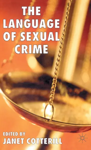 Cover of The Language of Sexual Crime