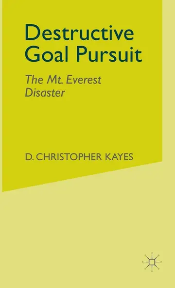 Cover of Destructive Goal Pursuit