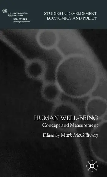 Cover of Human Well-Being
