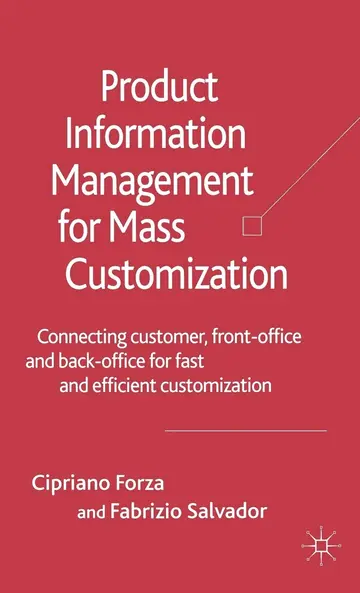 Cover of Product Information Management for Mass Customization
