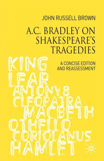 Cover of A.C. Bradley on Shakespeare's Tragedies