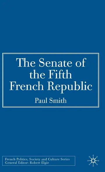 Cover of The Senate of the Fifth French Republic
