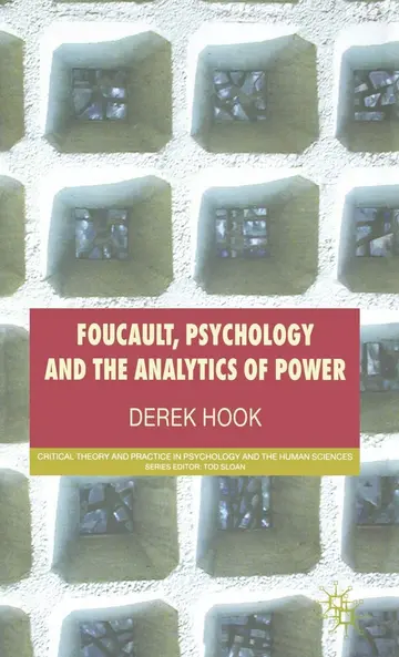 Cover of Foucault, Psychology and the Analytics of Power