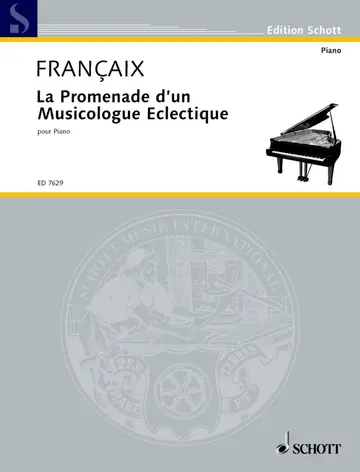 Cover of La Promenade d'un Musicologue Eclectique - pour piano - piano - ED 7629
