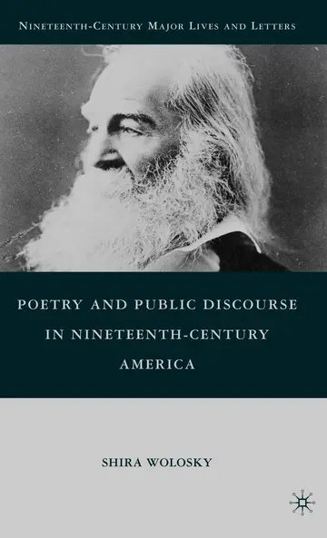 Cover of Poetry and Public Discourse in Nineteenth-Century America