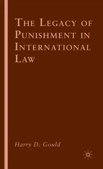 Cover of The Legacy of Punishment in International Law