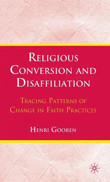 Cover of Religious Conversion and Disaffiliation