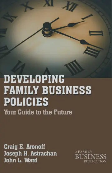 Cover of Developing Family Business Policies