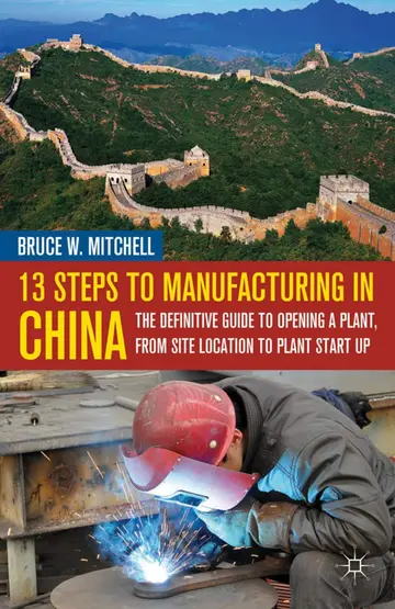 Cover of 13 Steps to Manufacturing in China