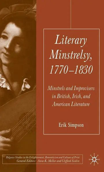 Cover of Literary Minstrelsy, 1770-1830