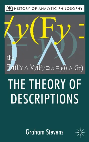 Cover of The Theory of Descriptions