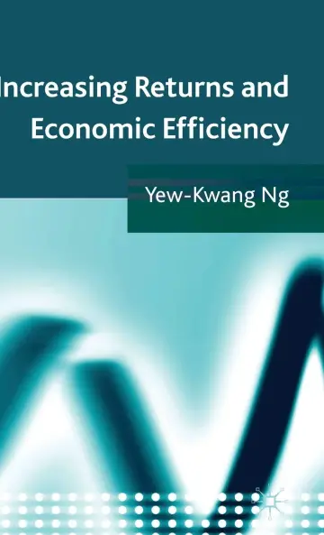 Cover of Increasing Returns and Economic Efficiency
