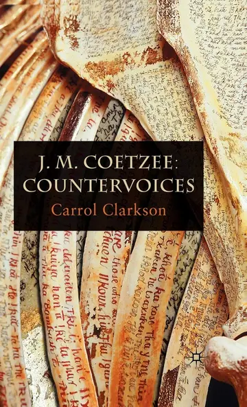 Cover of J. M. Coetzee