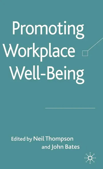 Cover of Promoting Workplace Well-being
