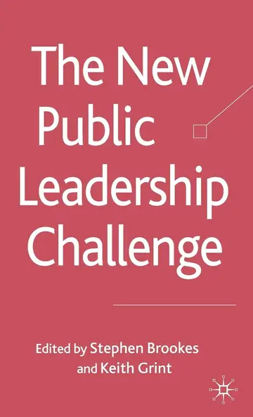 Cover of The New Public Leadership Challenge