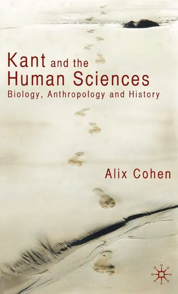 Cover of Kant and the Human Sciences