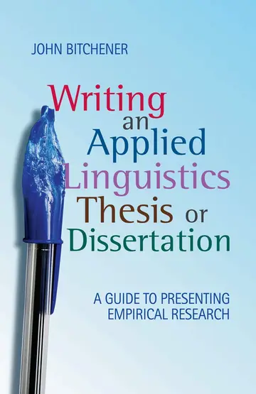 Cover of Writing an Applied Linguistics Thesis or Dissertation
