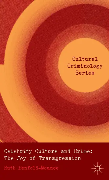 Cover of Celebrity Culture and Crime