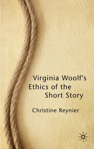 Cover of Virginia Woolf's Ethics of the Short Story