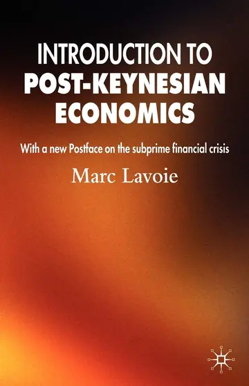 Cover of Introduction to Post-keynesian Economics